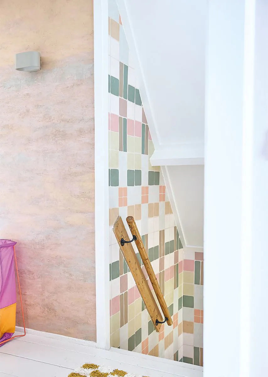 Bibelotte | Behang Patchwork retro