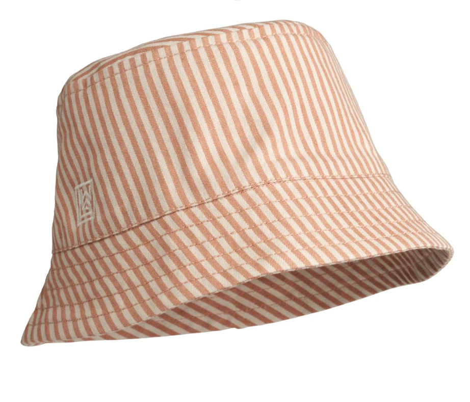 Liewood | Bucket hat stripe salva rose sandy