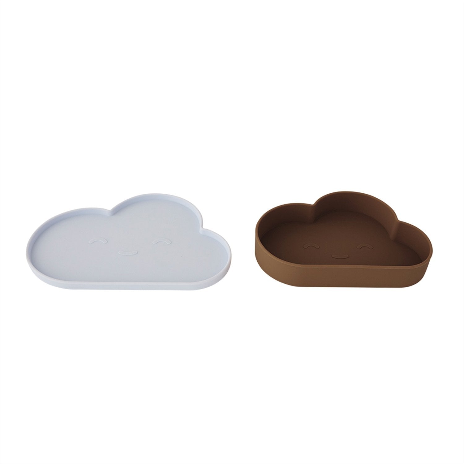 OYOY | Bord & kom Chloe ice blue/choco