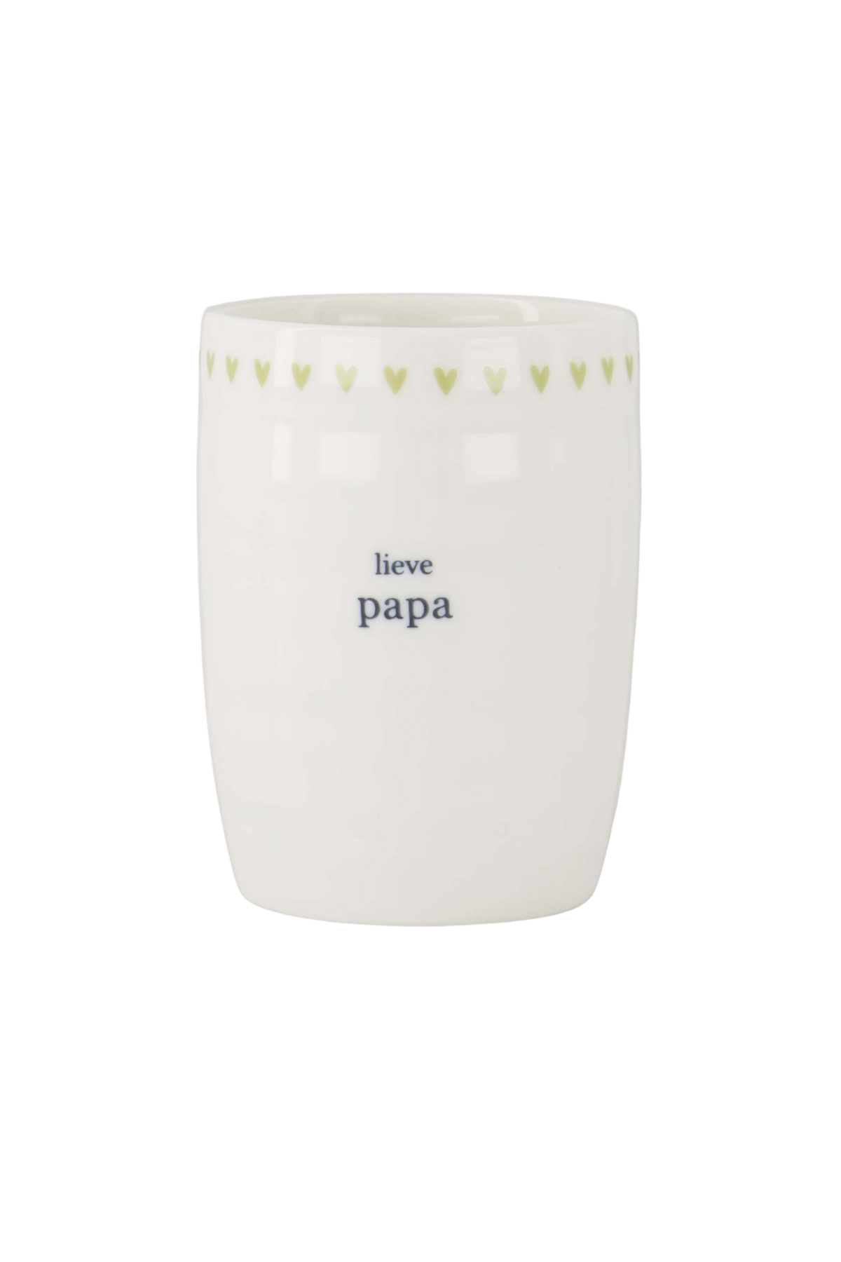 Zusss | Koffiemok lieve papa wit/lichtgroen