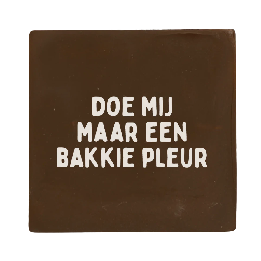 Label2X | Tegeltje doe mij maar een bakkie pleur