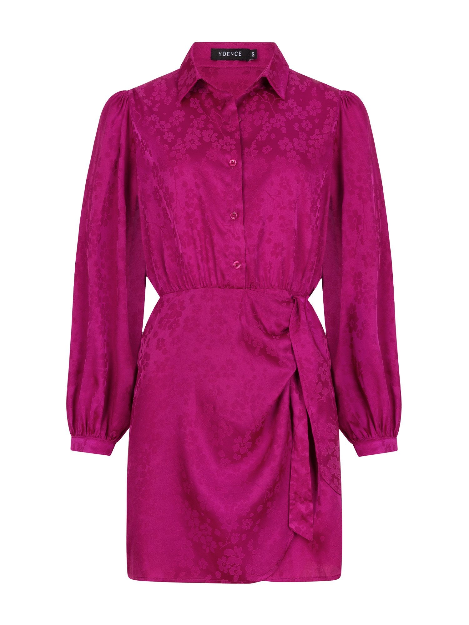 Ydence | Jurk Fia fuchsia purple