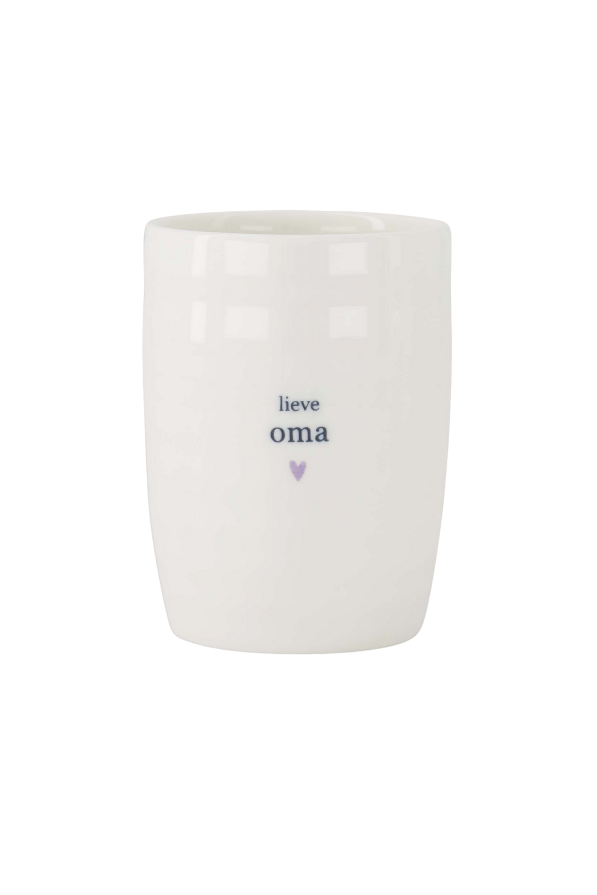 Zusss | Koffiemok lieve oma wit/lila