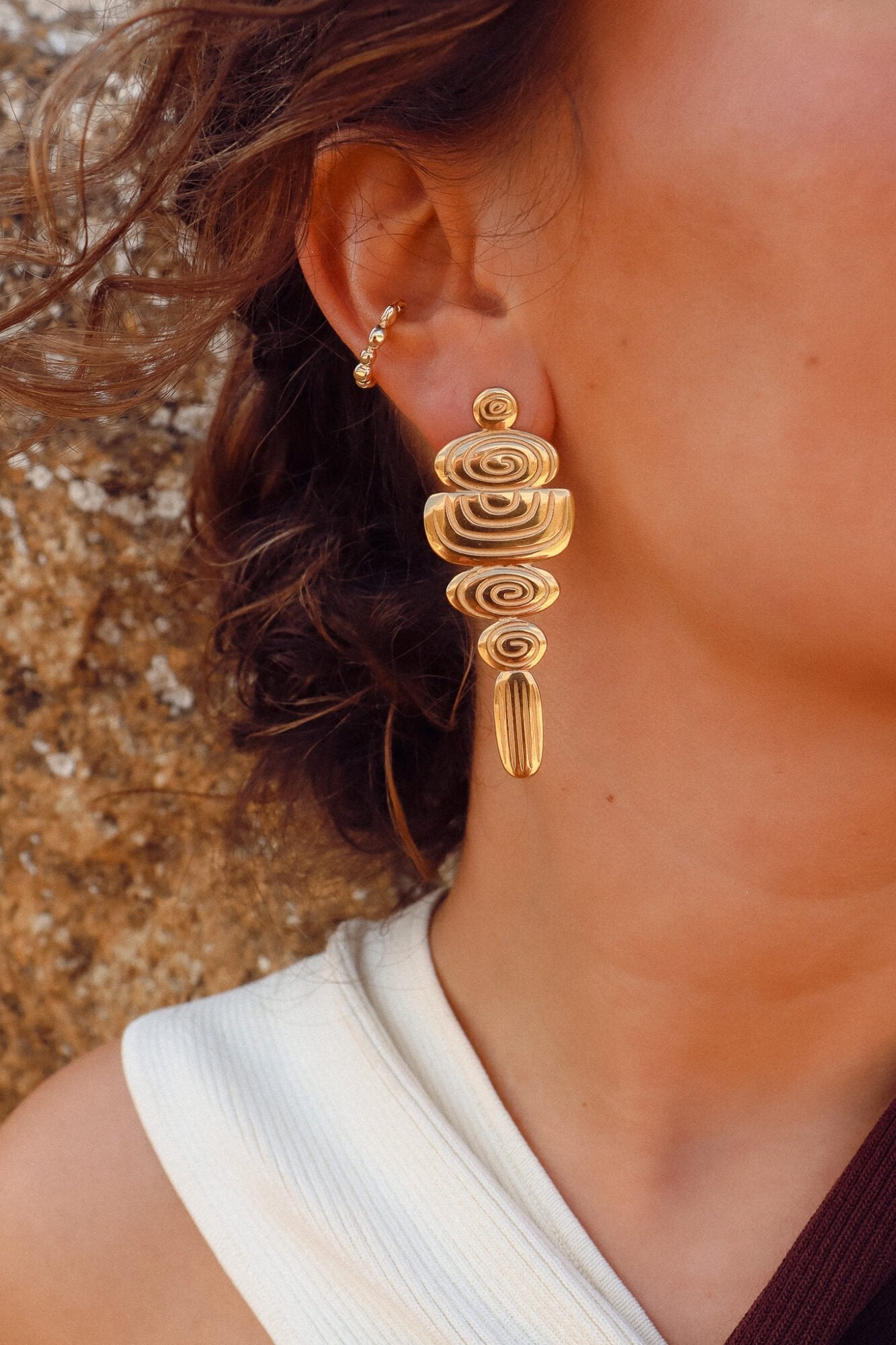 Label Kiki | Oorbellen Greek Elegance gold Set2