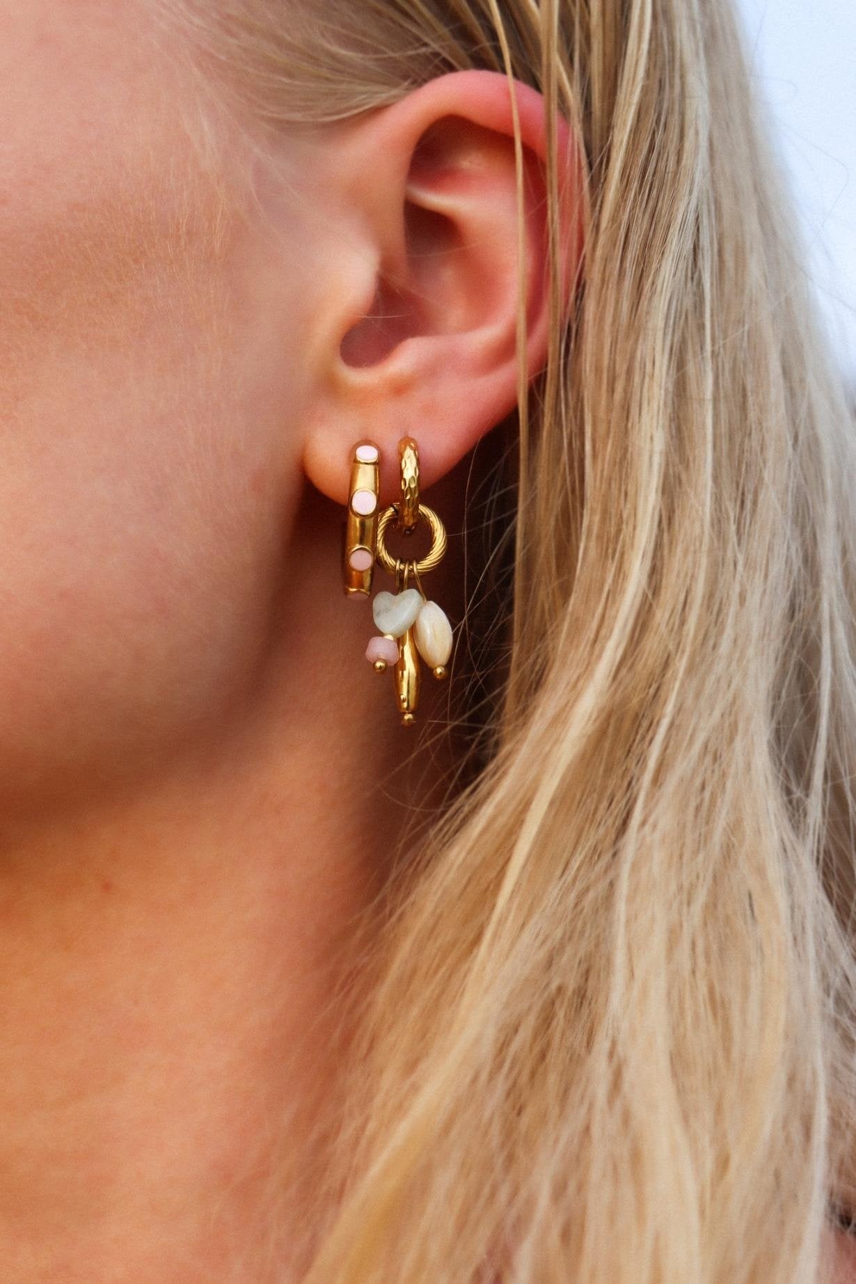 Label Kiki | Oorbellen Little Fish gold Set2