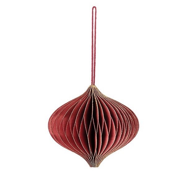 Bloomingville | Papieren kersthanger 14cm