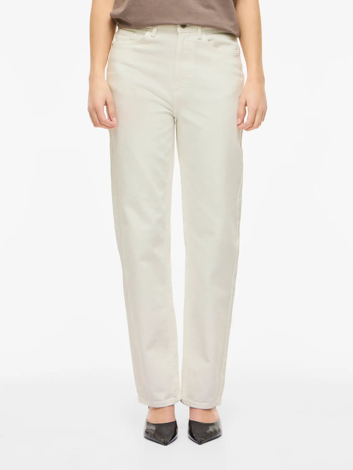 Vila | Jeans Kelly high waist Cloud dancer NOOS