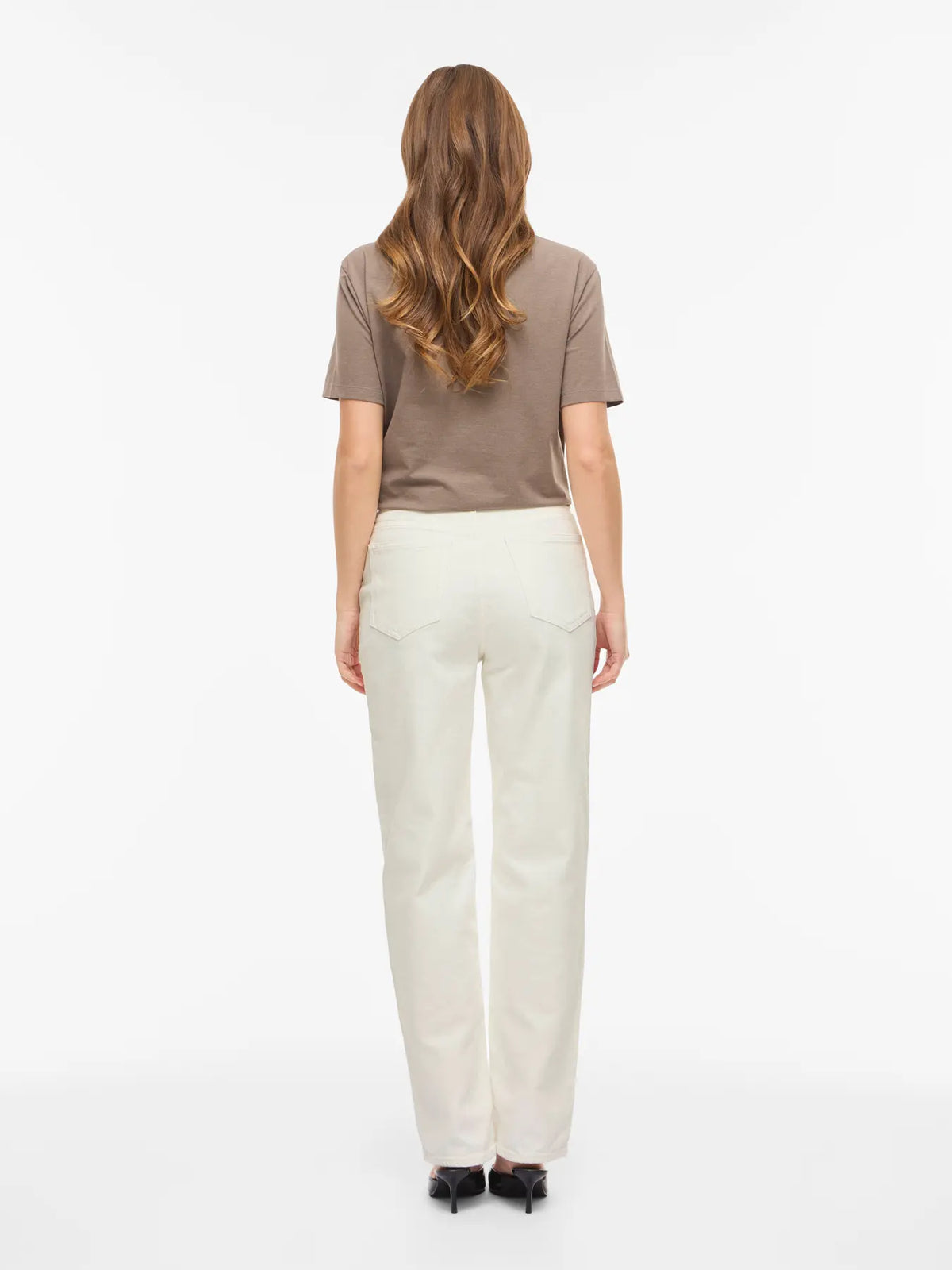 Vila | Jeans Kelly high waist Cloud dancer NOOS