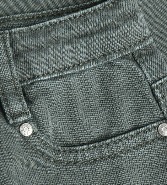 Daily7 | Barrel jeans colored jungle green