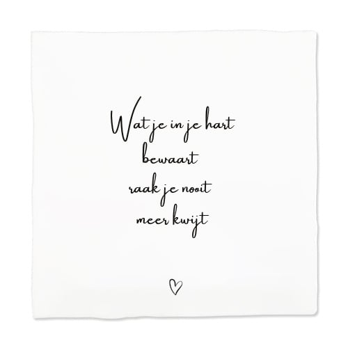 Jots | Tegeltje wat je in je hart bewaart