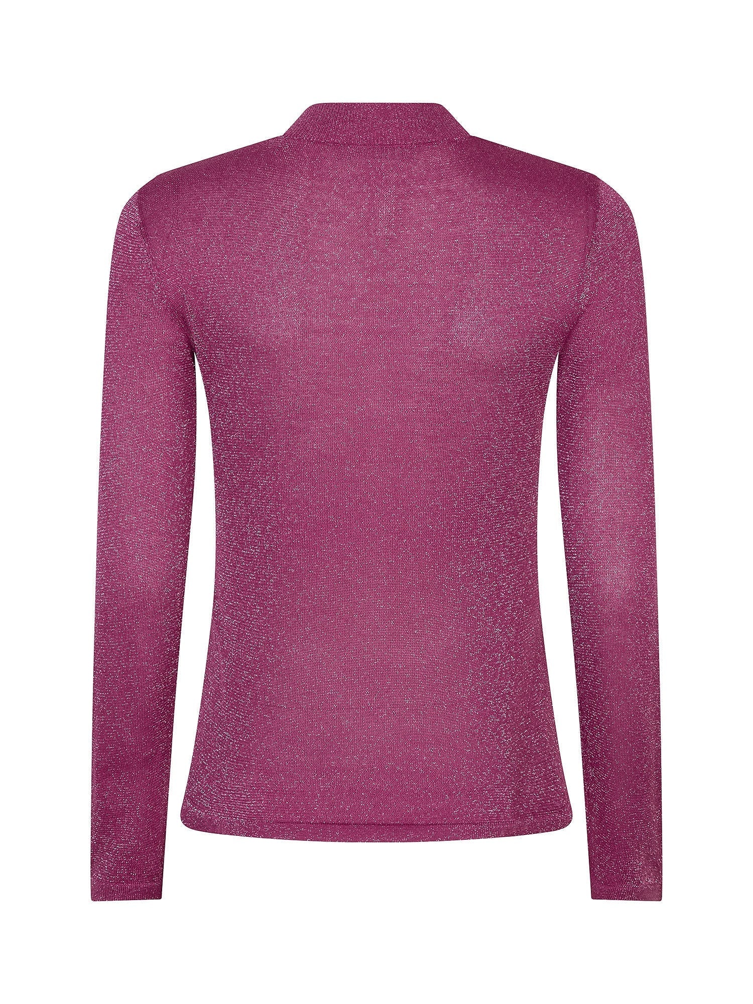 Ydence | Top Lotte gebreid fuchsia purple