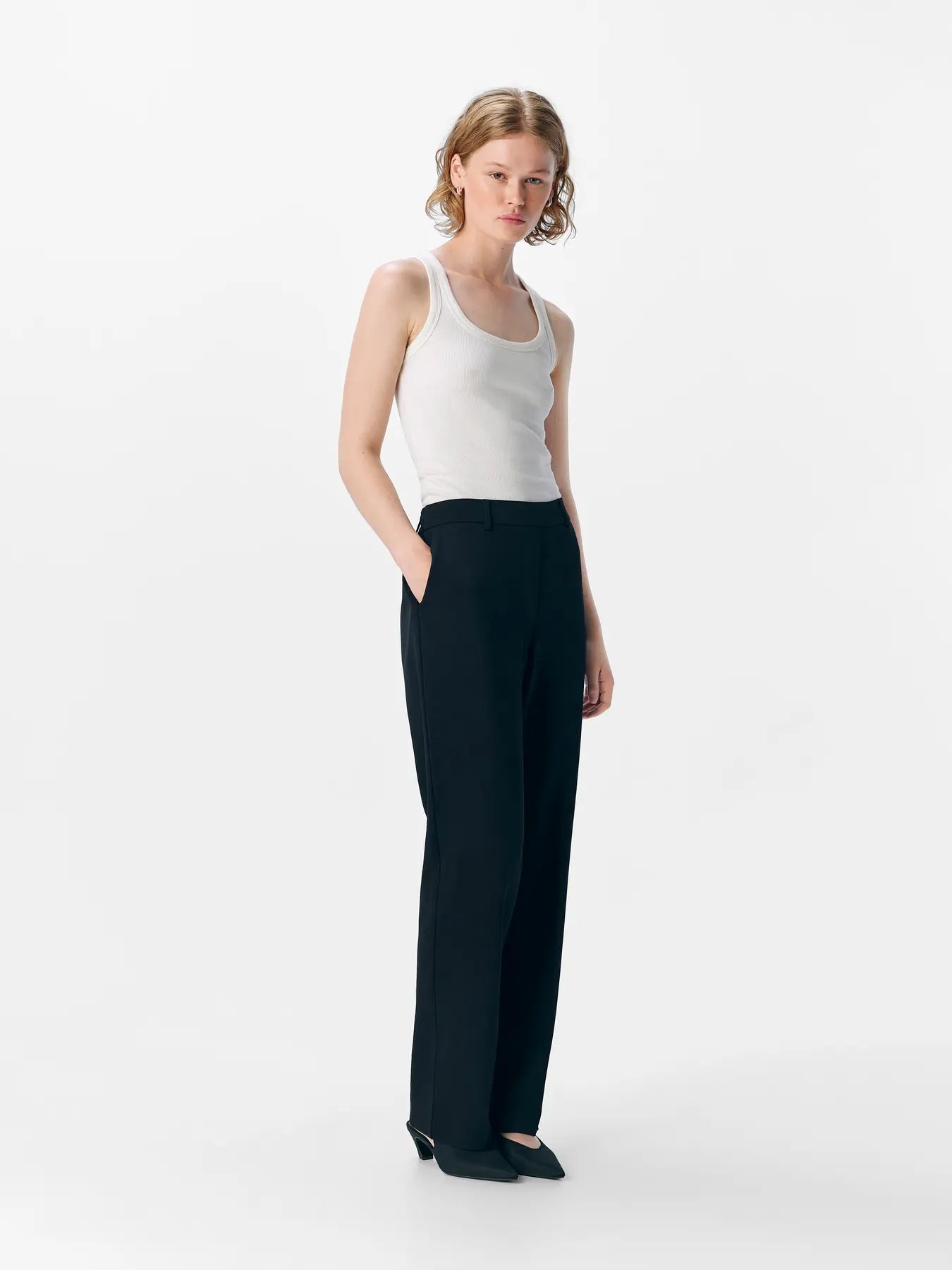 Object | Pantalon Lisa straight black