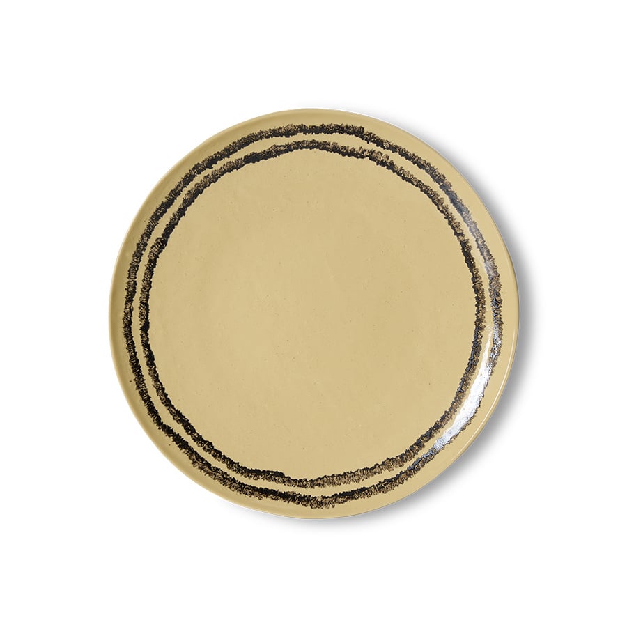 HK Living | 70's servies dinerbord vanilla