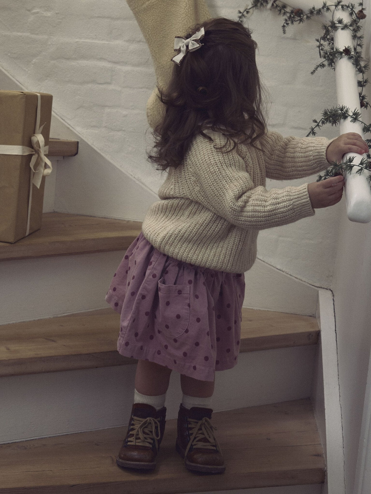 Lil Atelier | Rokje Somba stippen roze