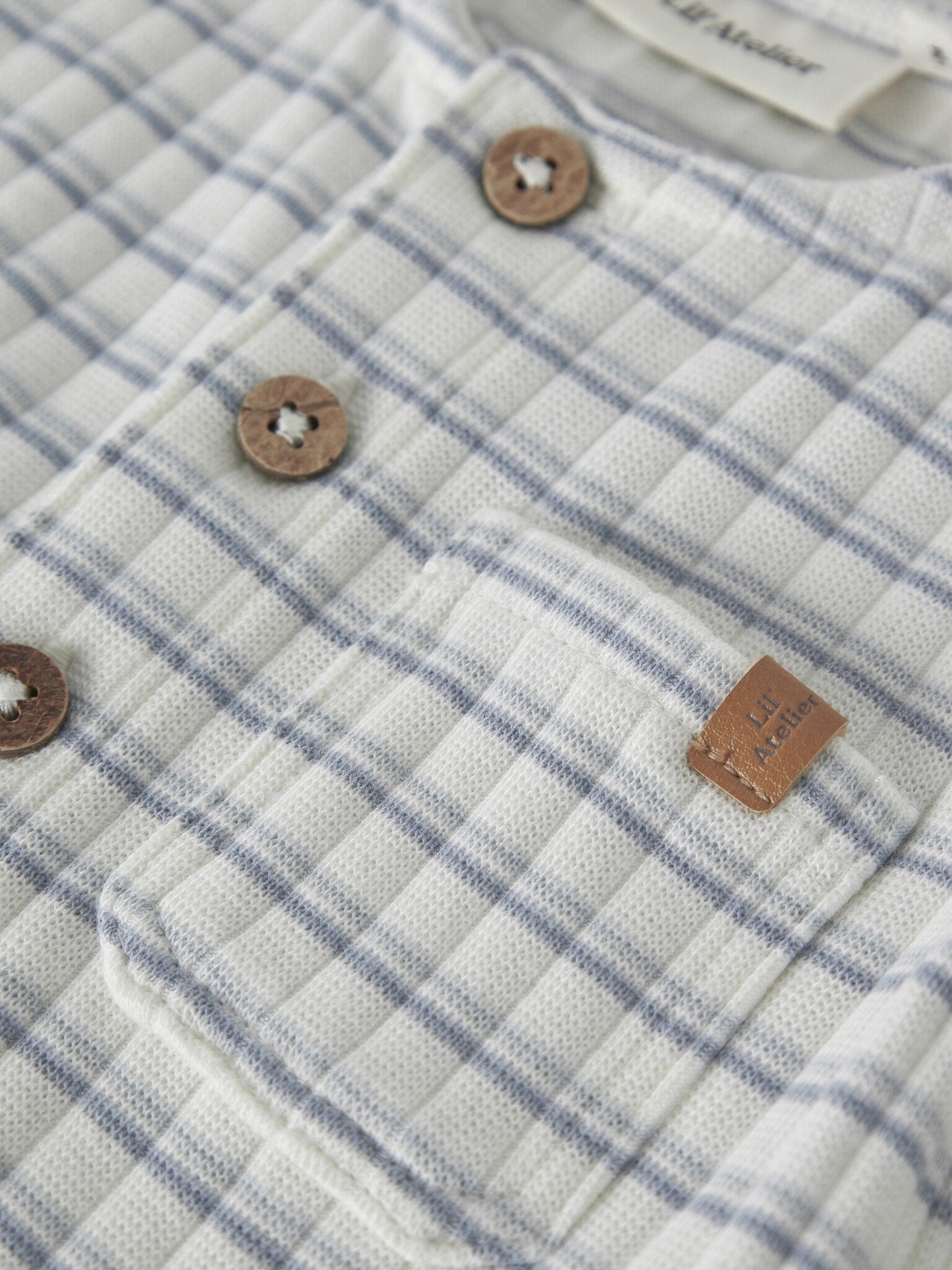 Lil Atelier | Babypakje Haldur coconut milk dusty blue