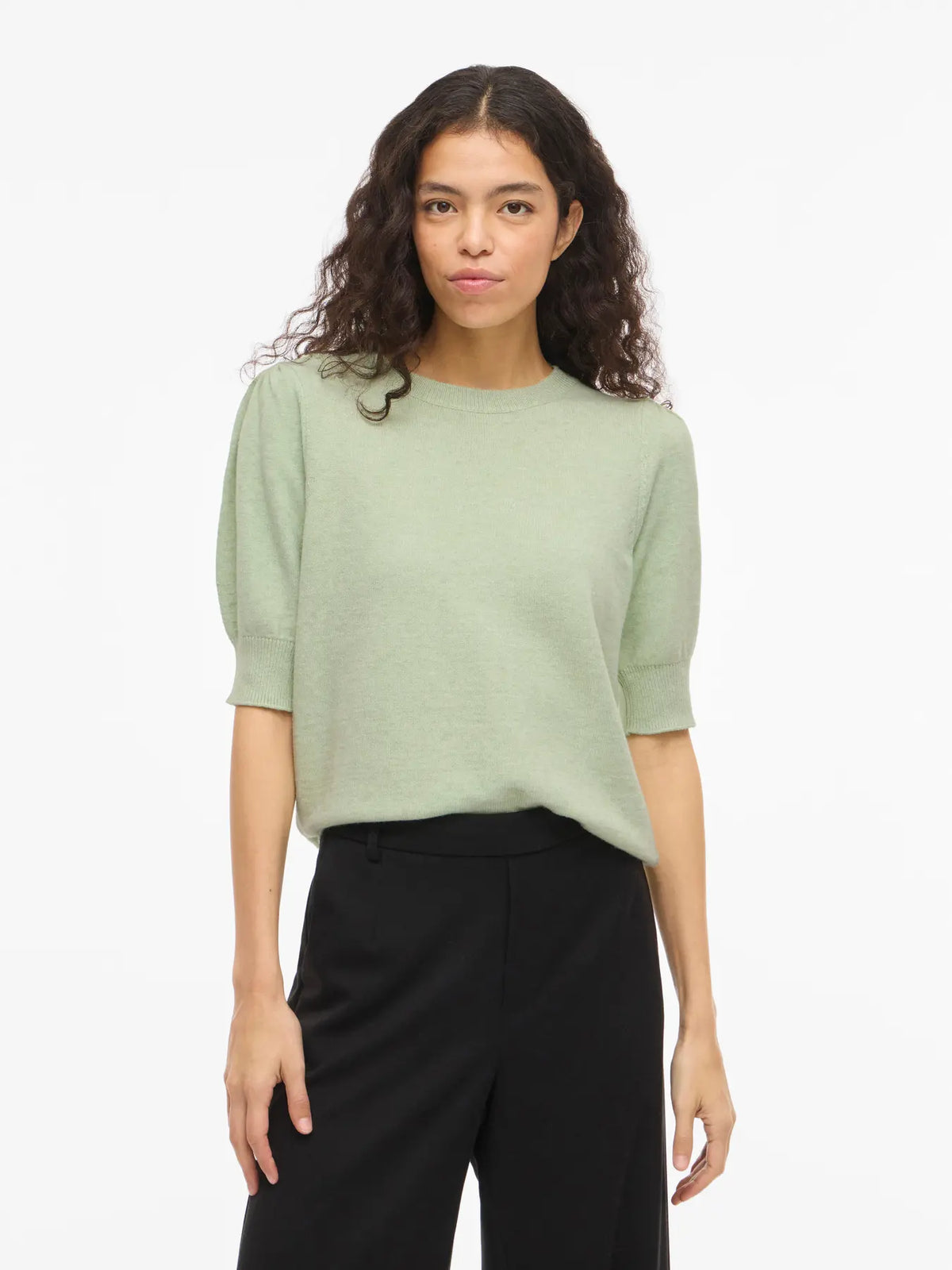 Vila | Top Ril Smoke green NOOS