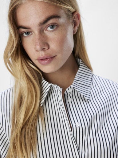 Object | Blouse Tutta wit zwart gestreept NOOS