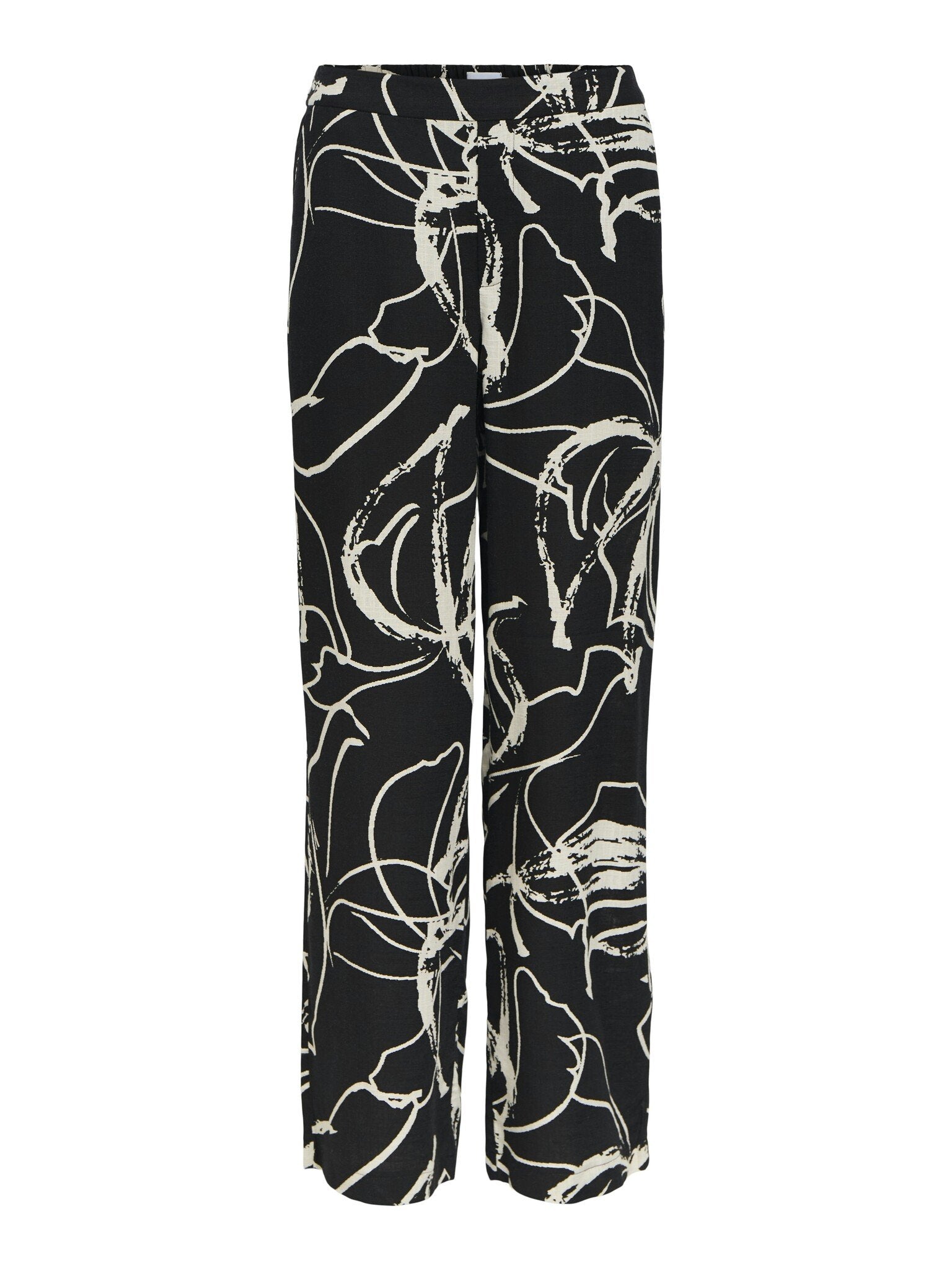 Object | Broek Sanne wide black sandshell