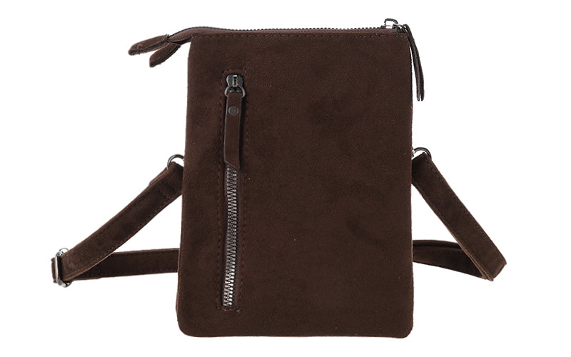 IMD | Telefoon- en schoudertasje Lados browny
