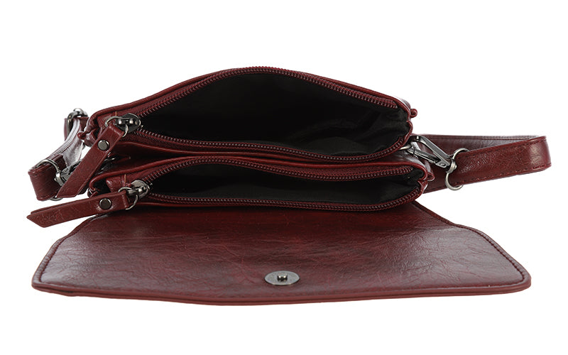 IMD | Klein schoudertasje Jena burgundy
