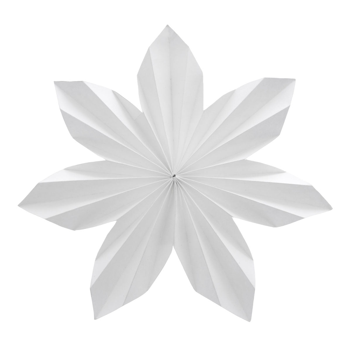 Storefactory | Papieren kerstster wit 20cm