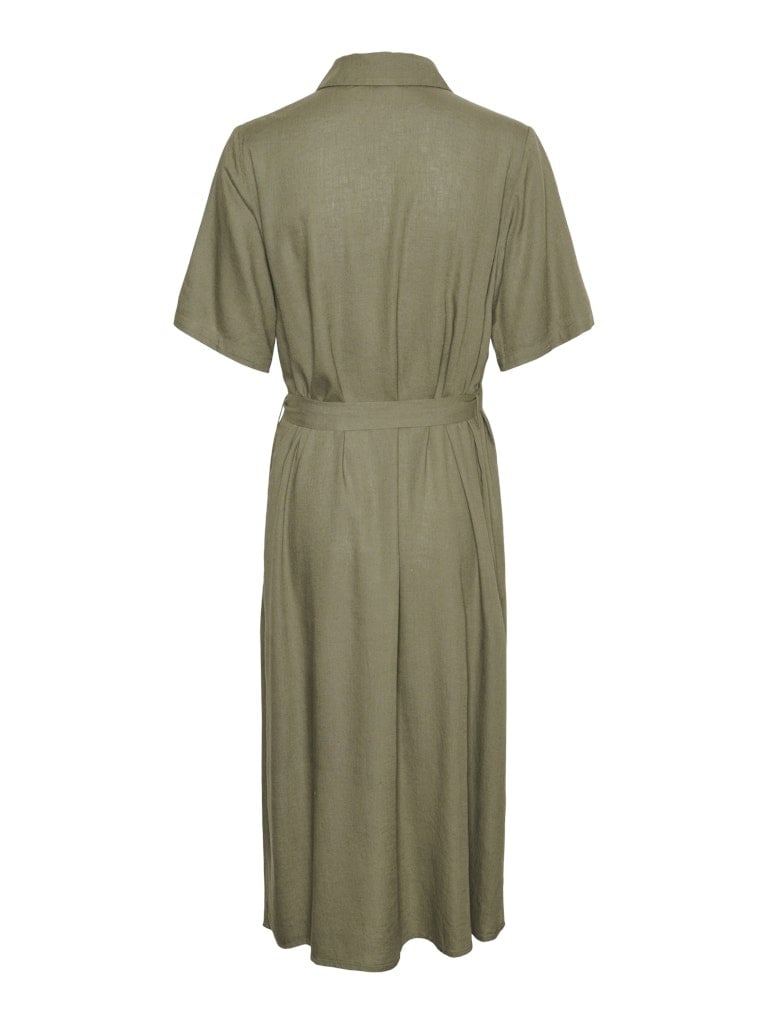 Pieces | Jurk Pia deep lichen green NOOS