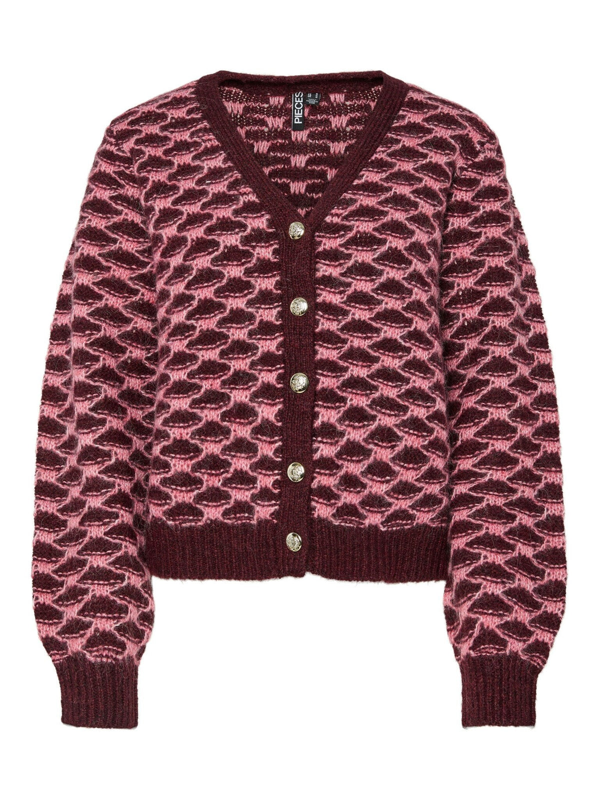 Pieces | Vest Jivana tawny port