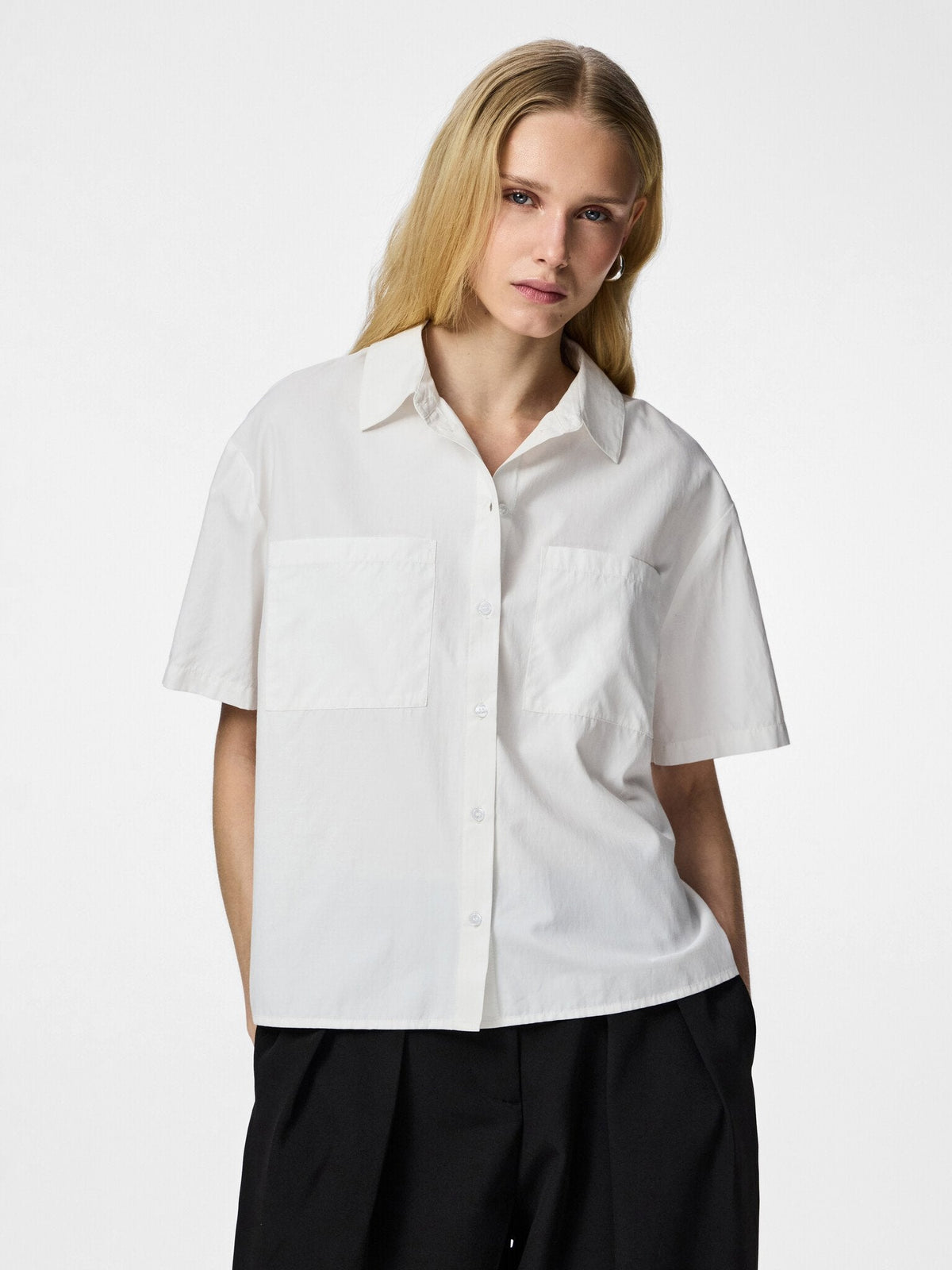 Pieces | Blouse Melia bright white
