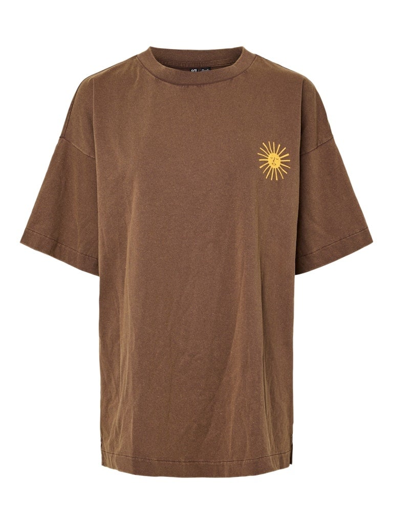 Pieces | T-shirt Kise deep mahogany