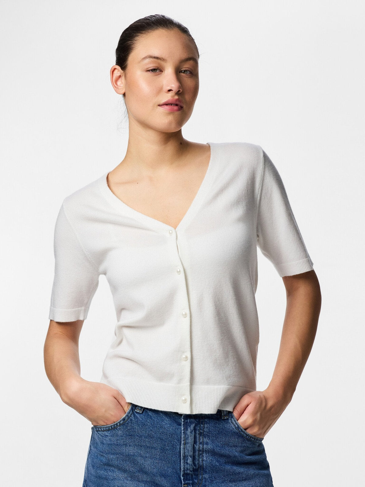 Pieces | Top Nora cloud dancer