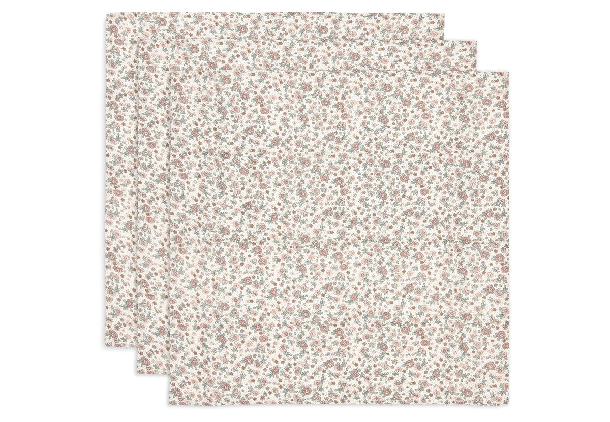Jollein | Hydrofiele doek 70x70cm retro flowers 3stuks