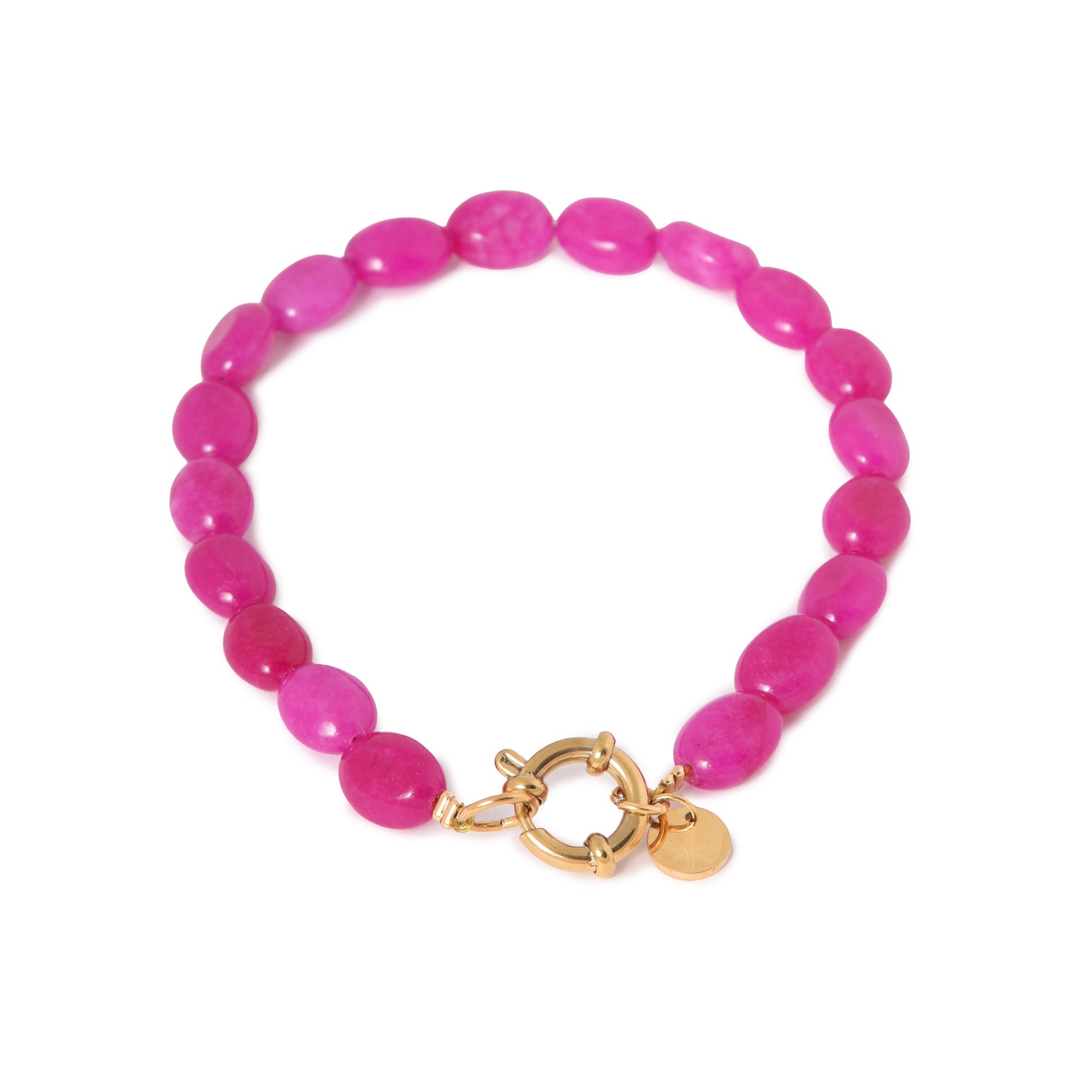 Label Kiki | Armband Red velvet gold