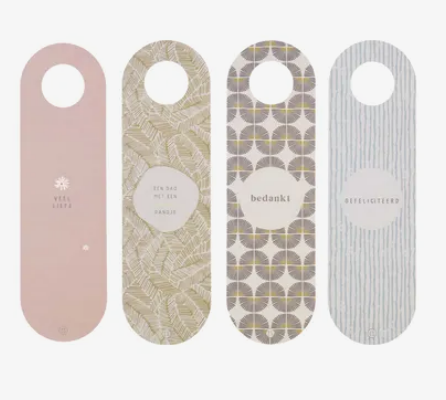 Zusss | 4 flessenhangers multicolor