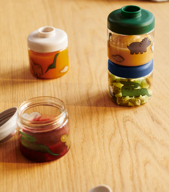 Liewood | Baby food boxes 4pack dino