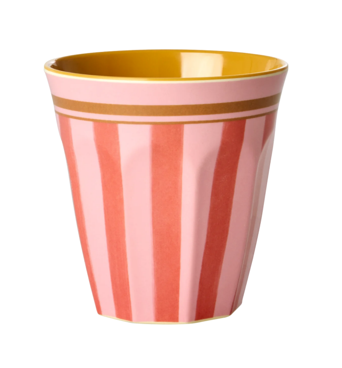 Rice | Mok melamine stripes roze