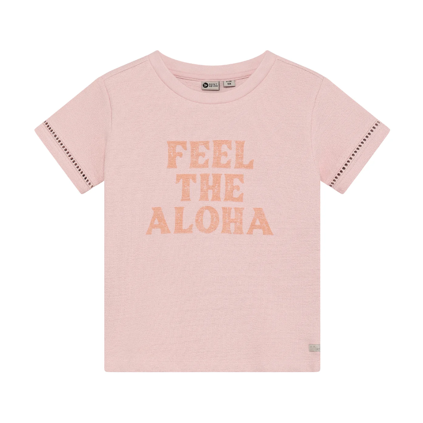 Daily7 | T-shirt Artwork silver pink