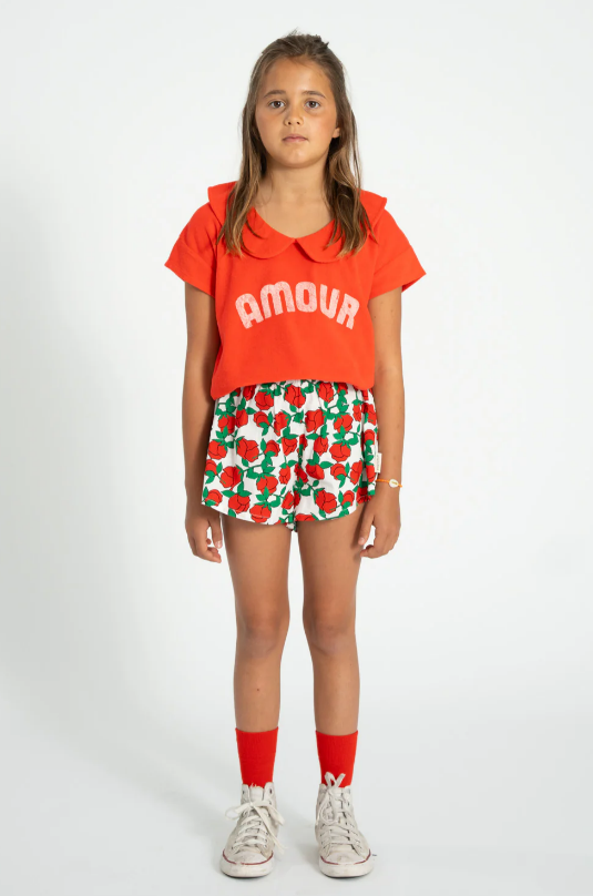 Piupiuchick | T-shirt Peter pan Amour red
