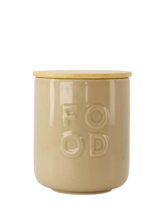 Zusss | Voorraadpot keramiek met deksel food