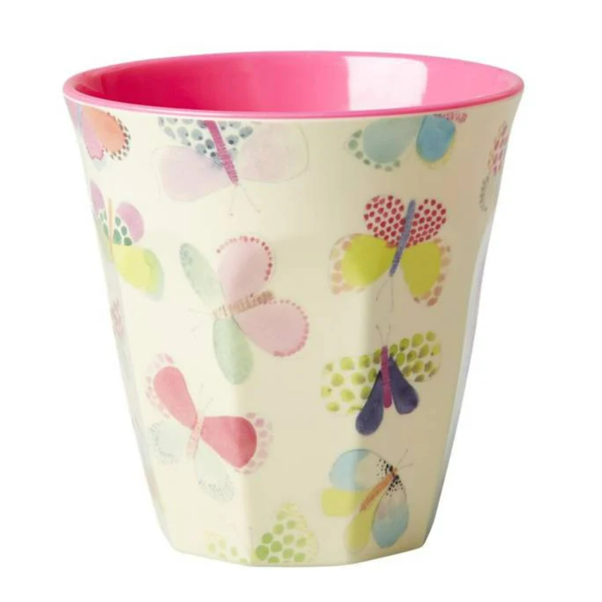 Rice | Mok melamine Crème Butterfly Print