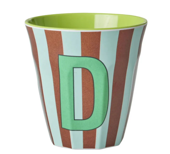 Rice | Mok melamine D meerkleurig stripes