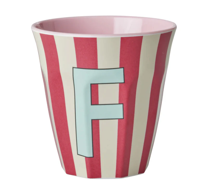 Rice | Mok melamine F roze stripes