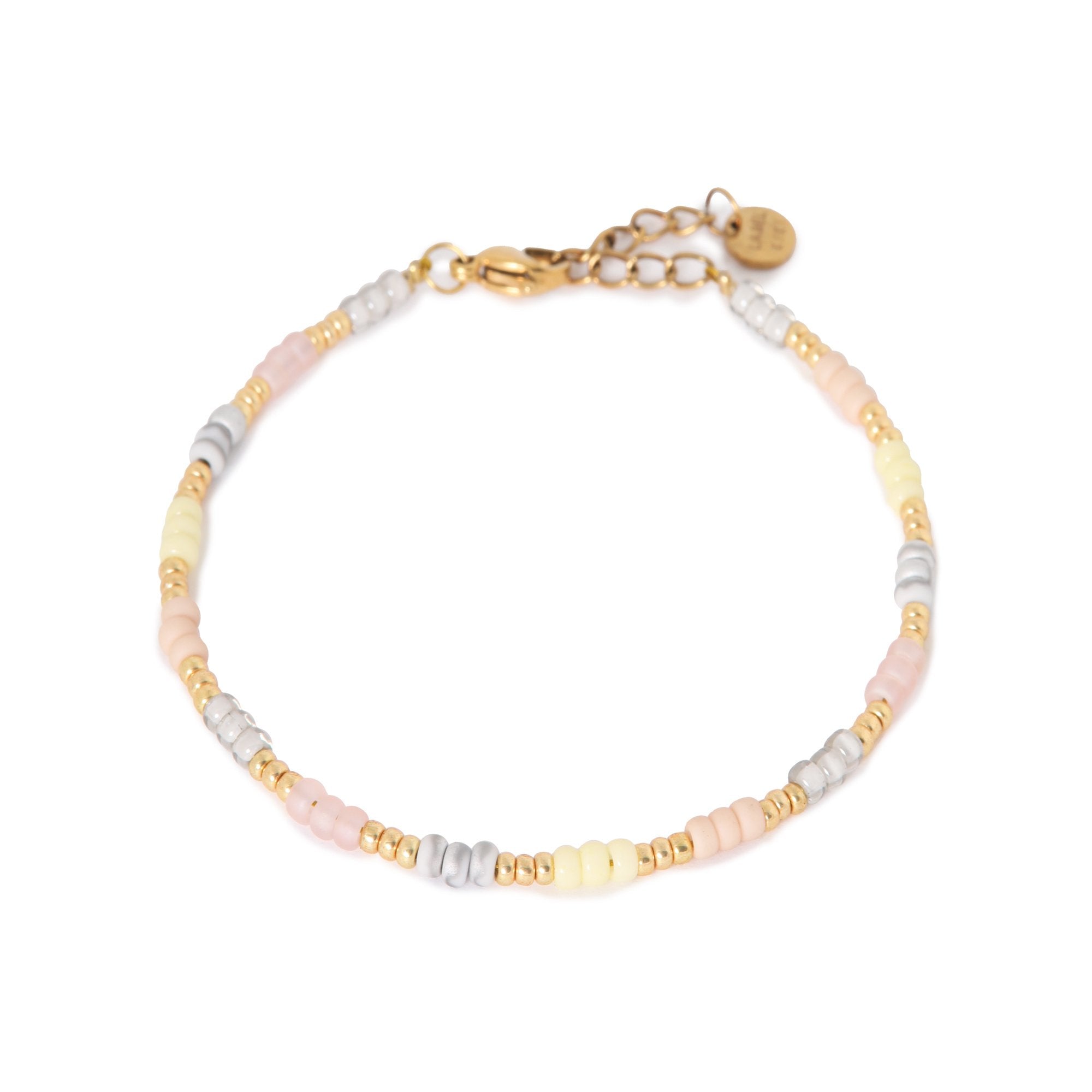 Label Kiki | Armband Soft Rainbow gold