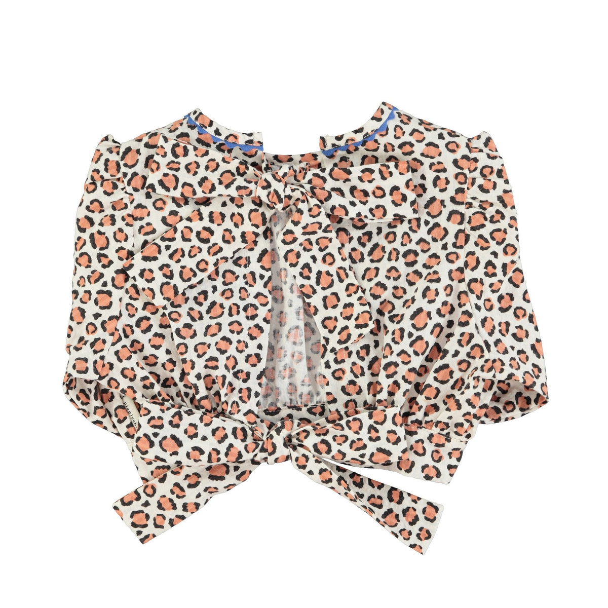 Piupiuchick | Cropped blouse ecru panter