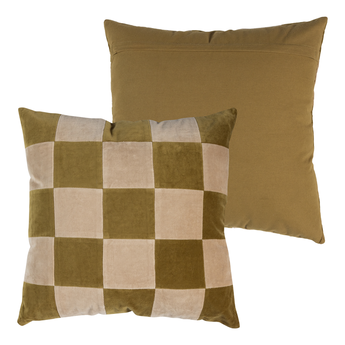Woood | Kussen Vola vierkant green/orange