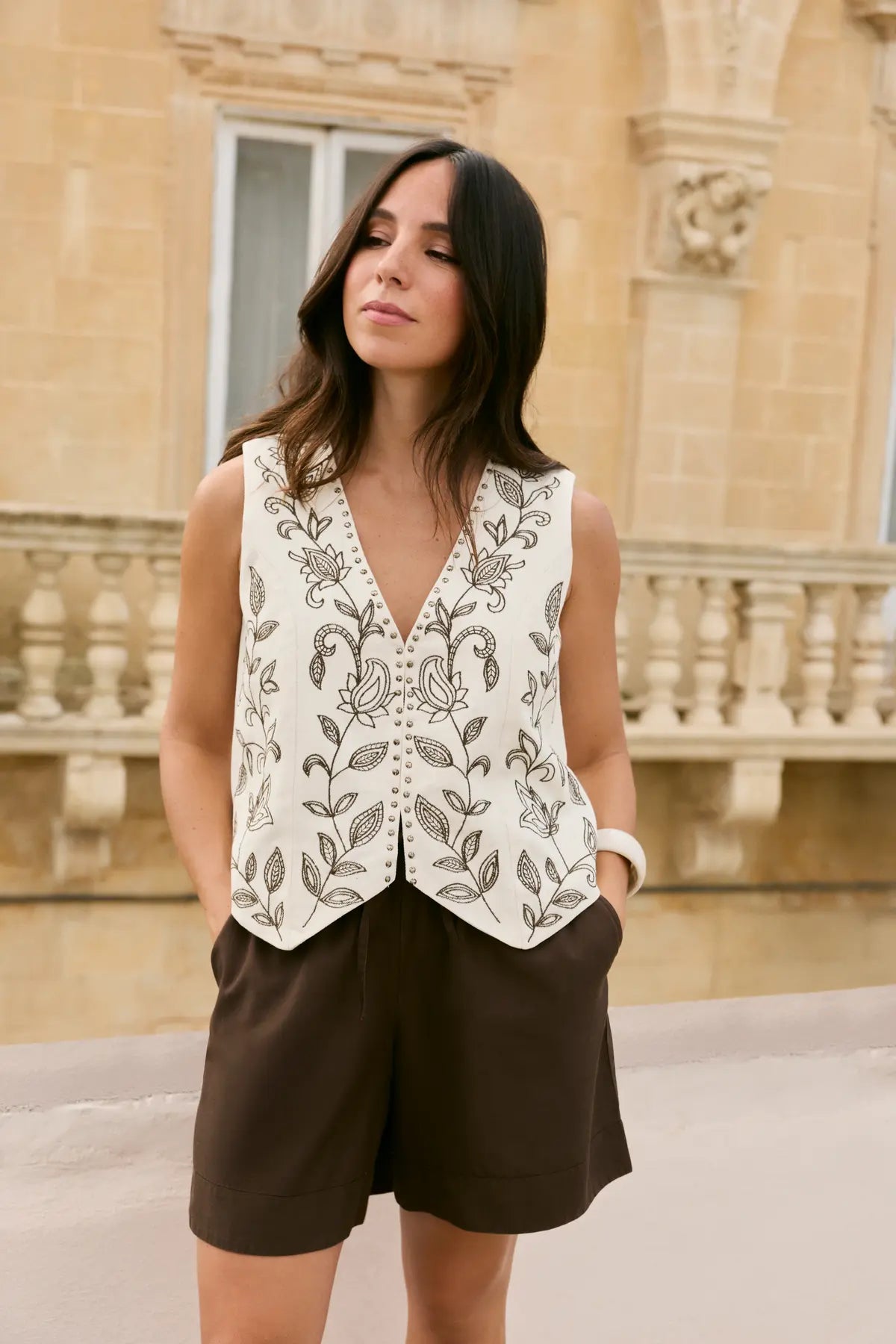 Vila | Gilet Jado birch