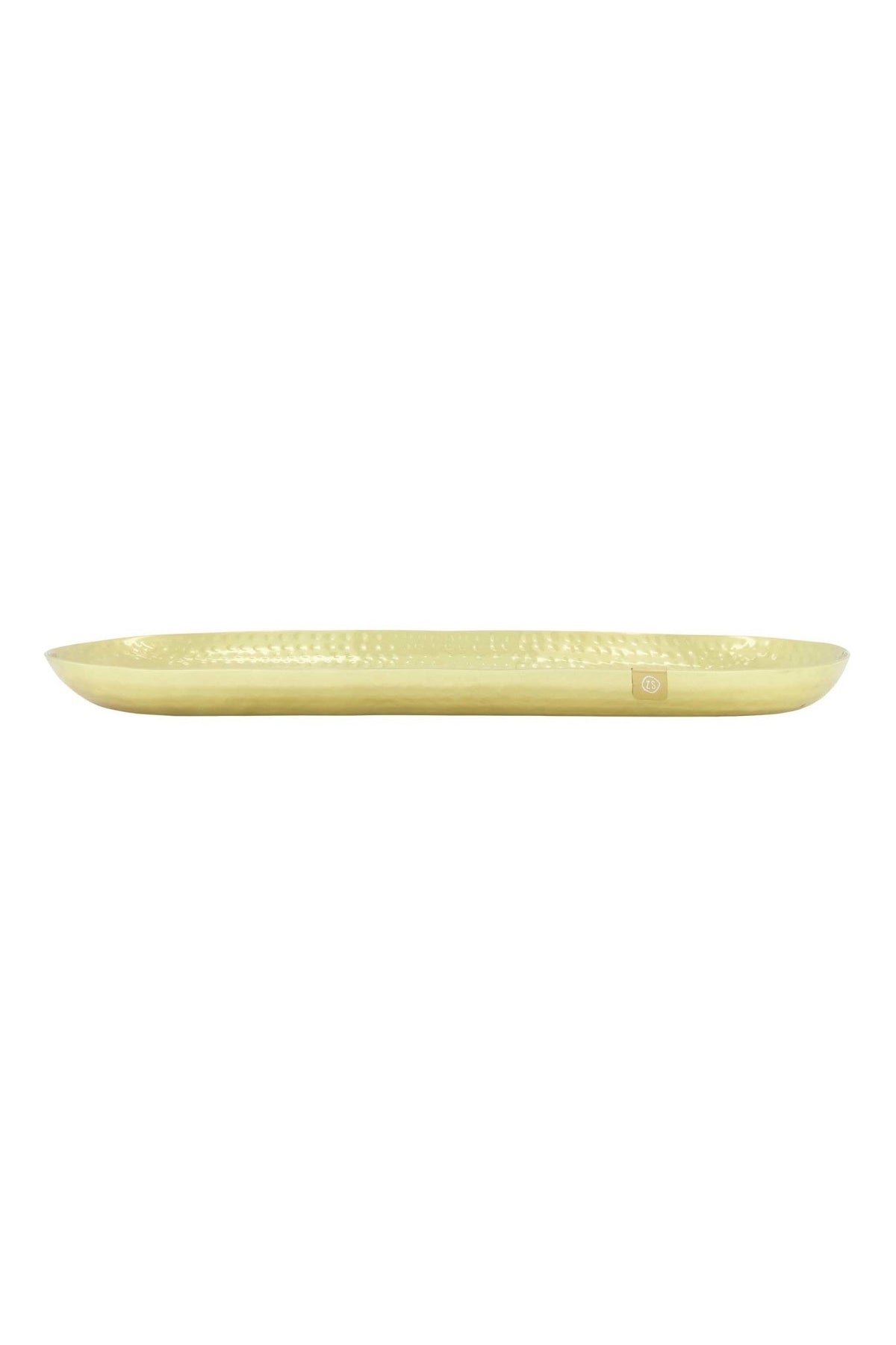 Zusss | Ovalen stylingbord metaal 50x20cm goud