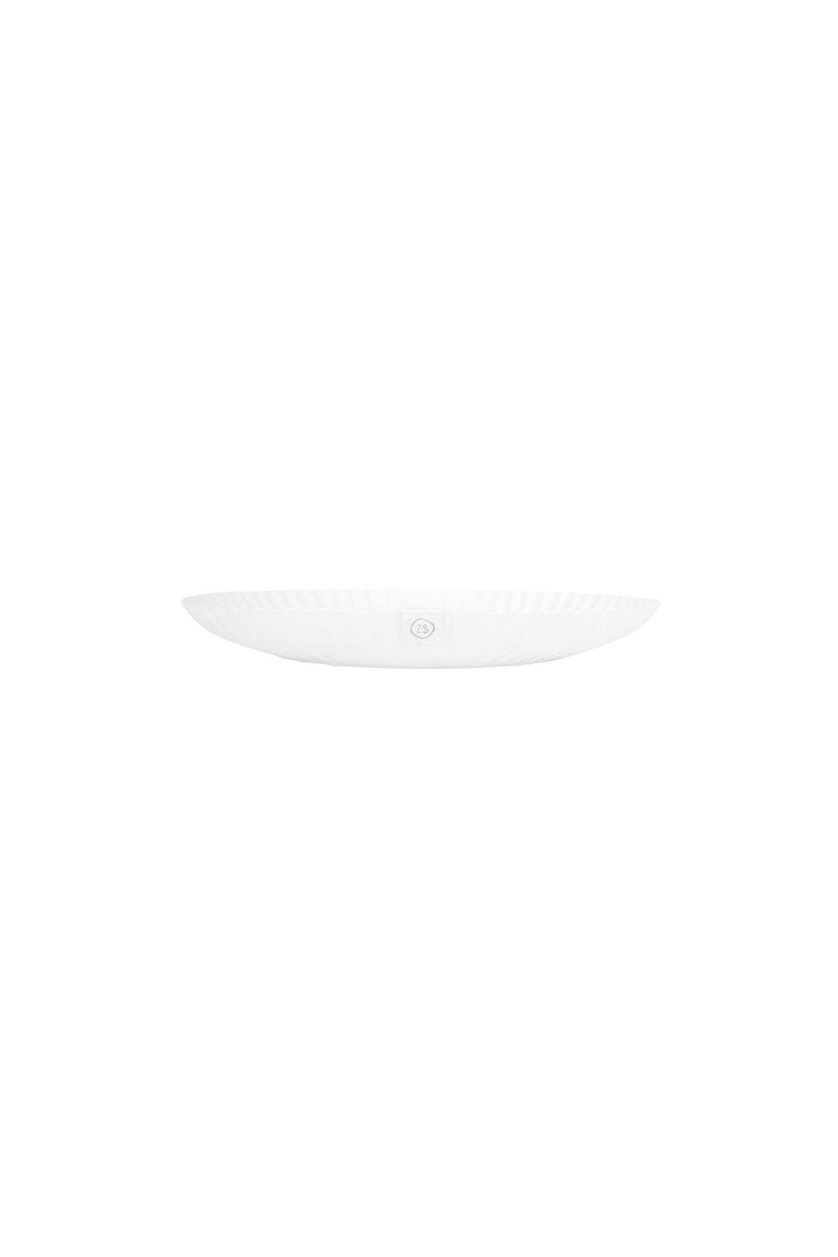 Zusss | Stylingbord met ribbels 30cm metaal wit