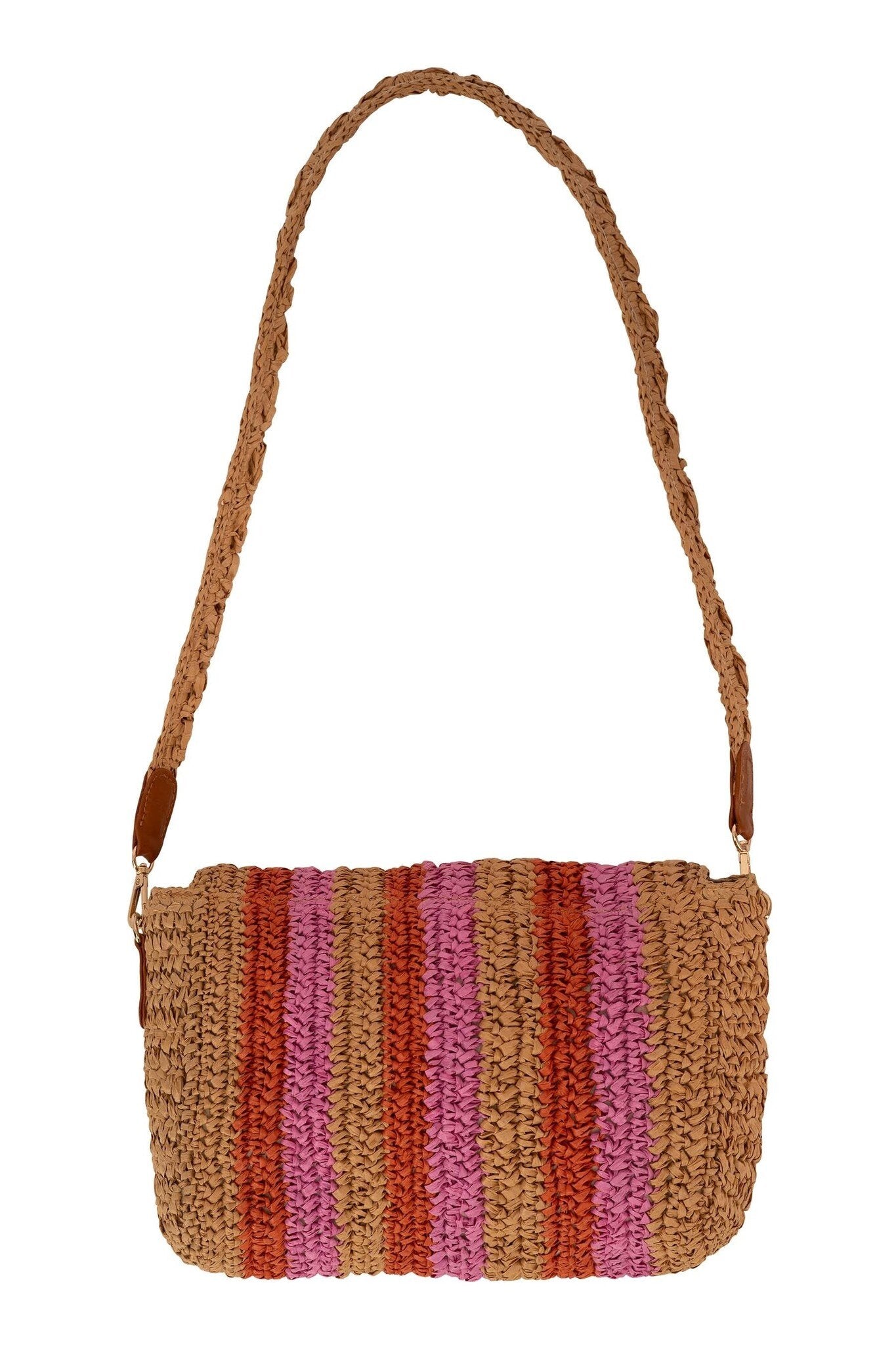 Zusss | Tas raffia met streep