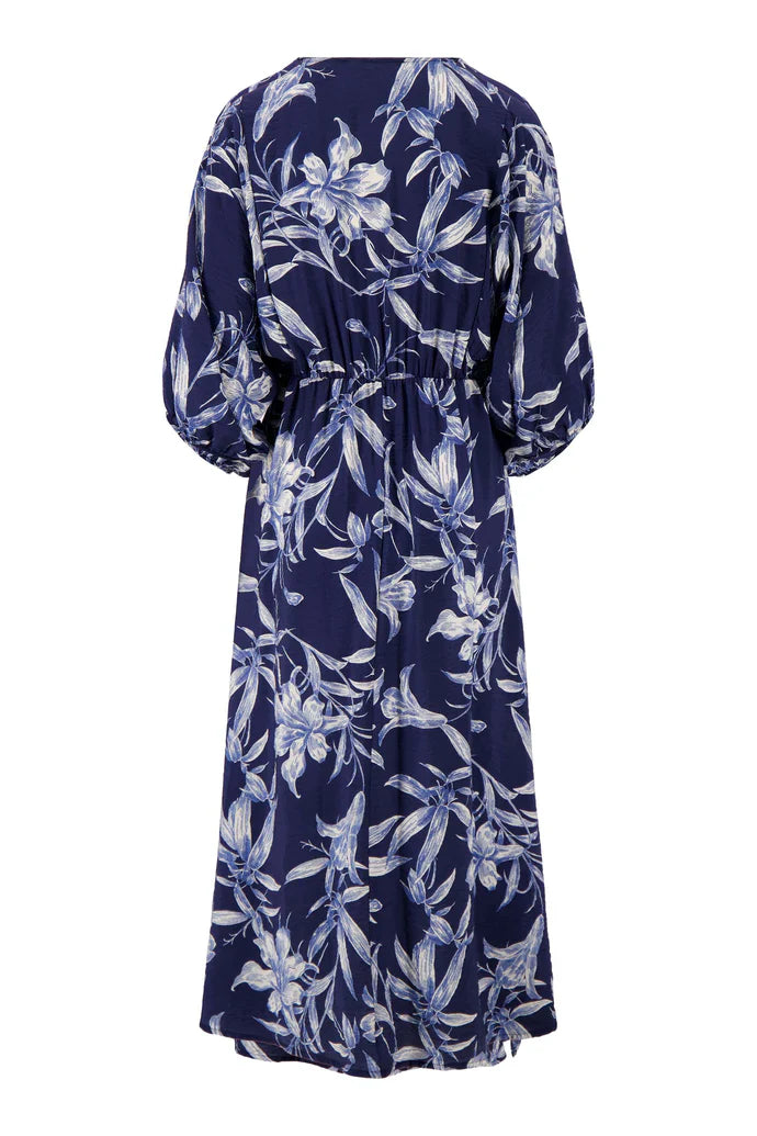 Zusss | Kimono jurk met print