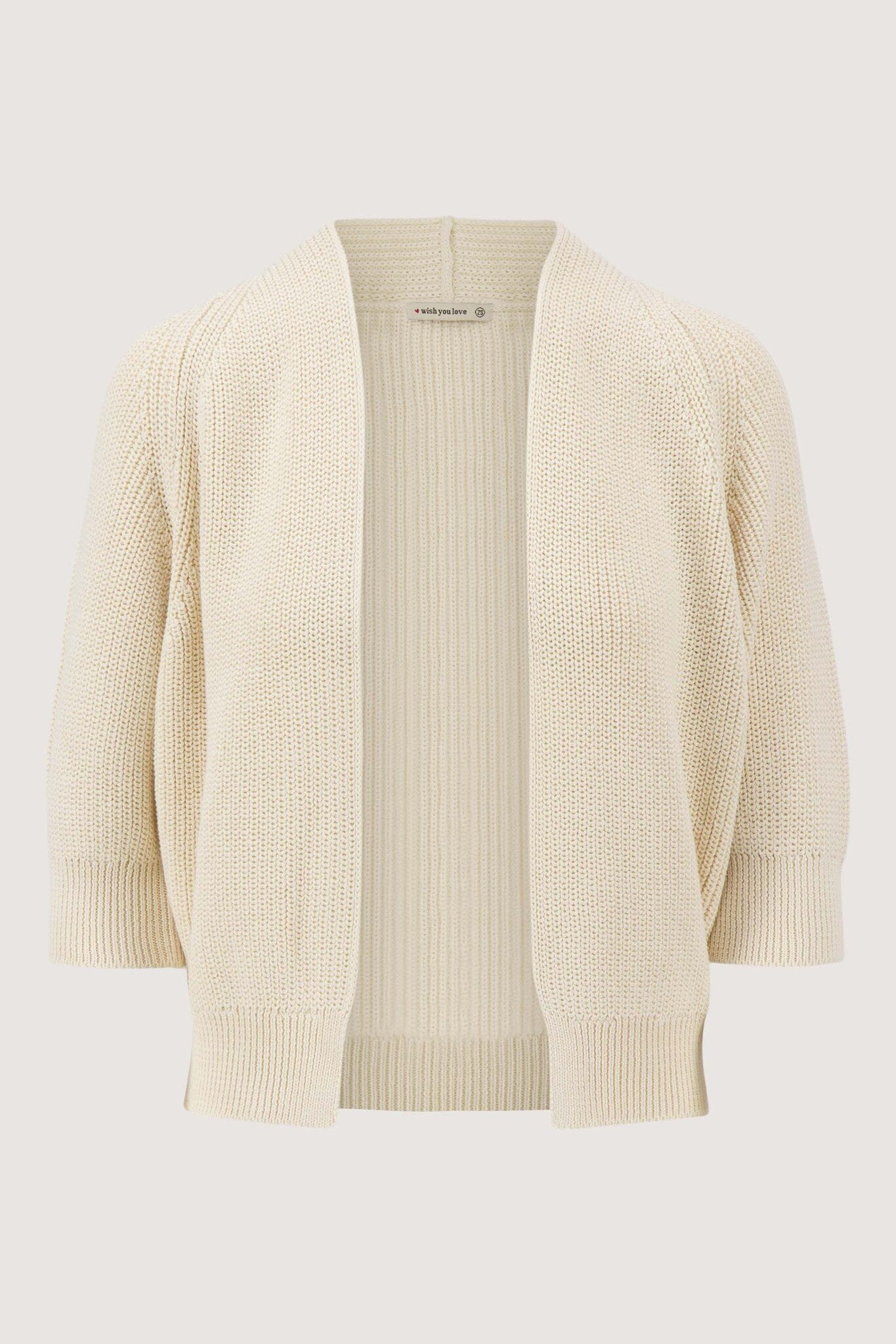 Zusss | Vest met vleermuis mouwen met hart broche